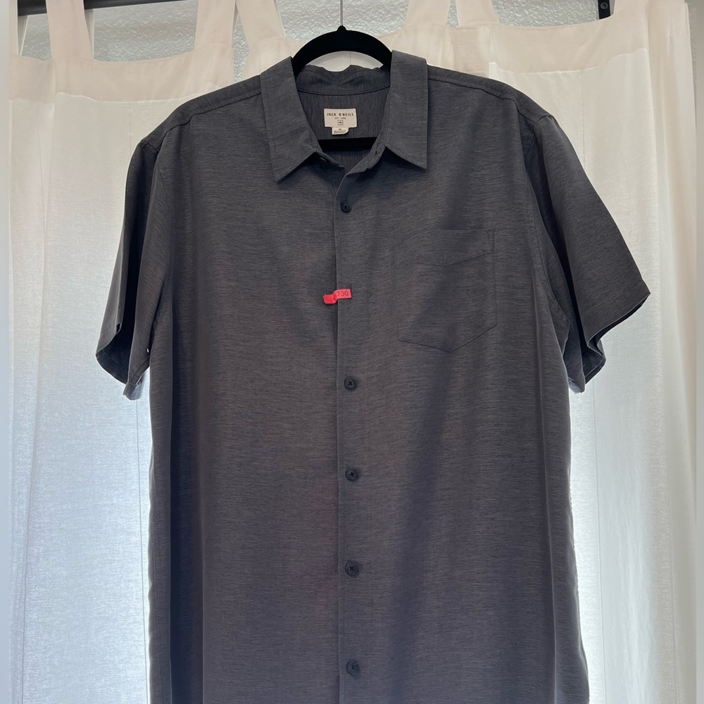 Jack O’Neill short sleeve blue button up Men’s XL
